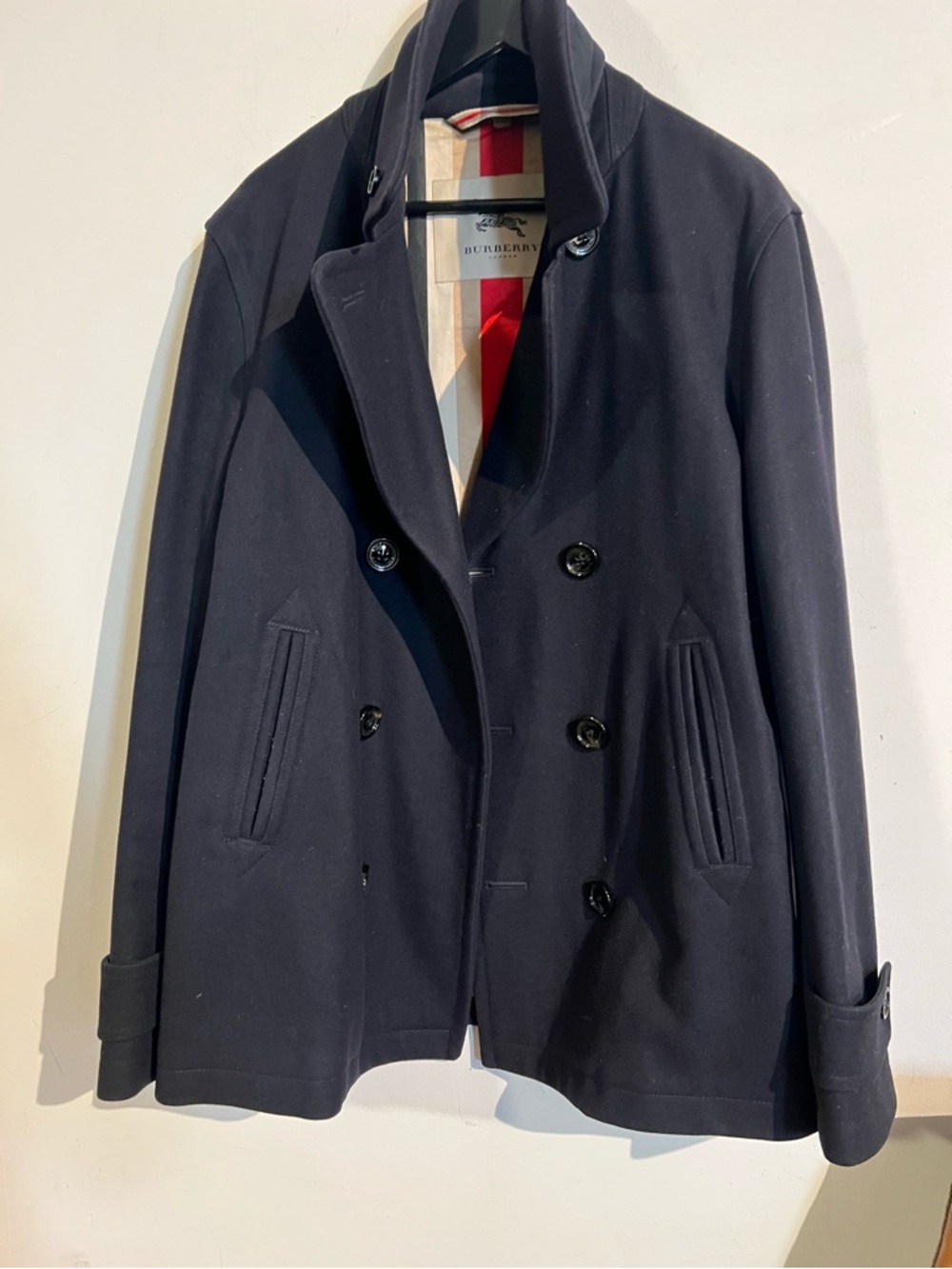 ❌ SOLD ❌Burberry wool navy blue Peacoat